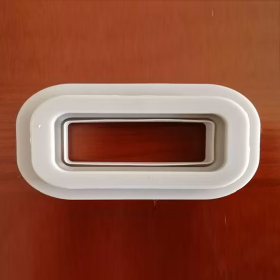 A modelação por injeção expulsou peças transparentes altas feitas sob encomenda da borracha de silicone do produto comestível