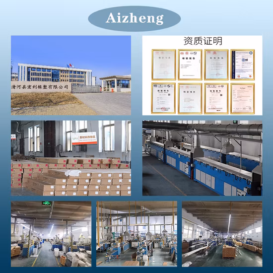 Janela de borracha de alta qualidade tira impermeável peças extrudadas de borracha