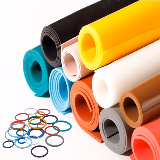 Folha de borracha resistente a óleo e alta temperatura FKM Tapete de piso de borracha