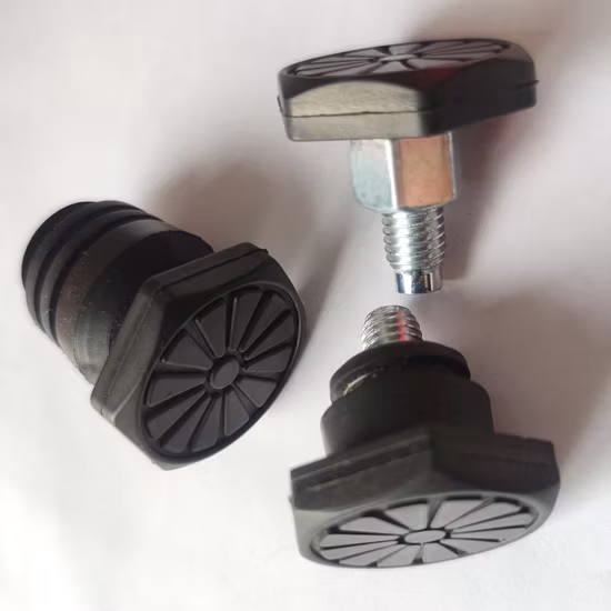 Fabricação de fábrica NBR / FKM / Silicone / Neoprene / EPDM Tampões de borracha de plástico moldado / extrudado / peças de injeção